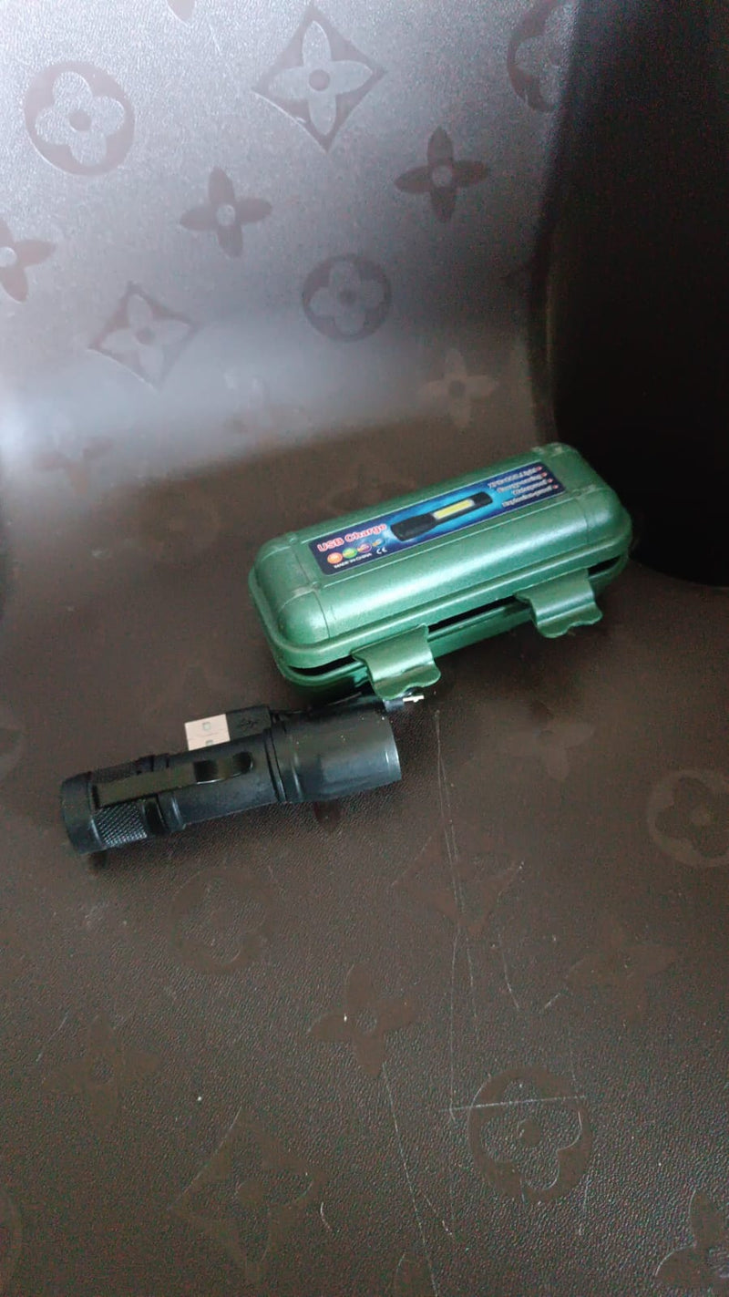 LED USB Rechargeable Mini Flashlight – Ultra-Bright Tactical Emergency Light