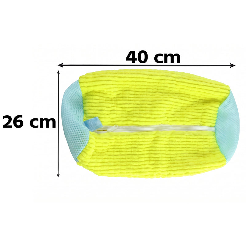 Shoe Laundry Wash Bag With 2 Shoe Support For Washing Machine (1 Set)