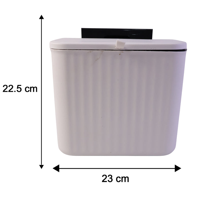 Portable Plastic Kitchen Dustbin Trash Bin (1 Pc 25x22 Cm)