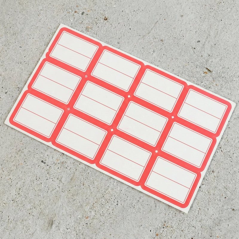 1 Sheets Self-adhesive Label Stickers