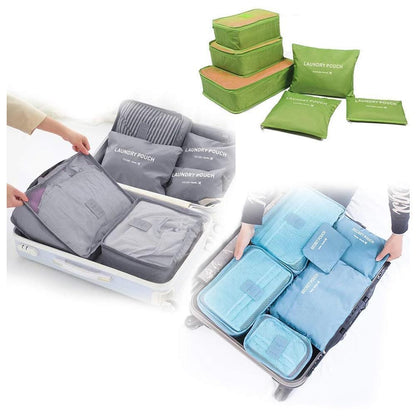 Cloth Organizer Pouch / Laundry Zipper Bags (6 Pcs)
