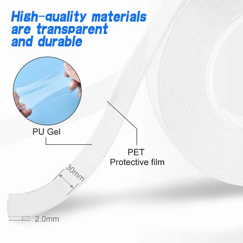 Double Sided Nano Gel Adhesive Tape (3 Meter)