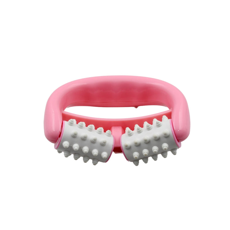 Plastic Massage Roller - 2-Roller Manual Design for Cellulite & Muscle Pain Relief