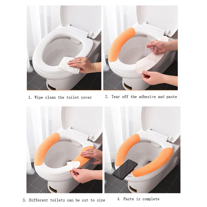 Toilet Seat Cover – Soft Warm Washable Cushion for Comfortable Seating