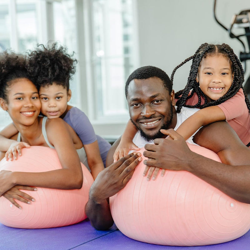 Anti Burst 65 cm Exercise Ball (1 Pc / Mix Design & Color)