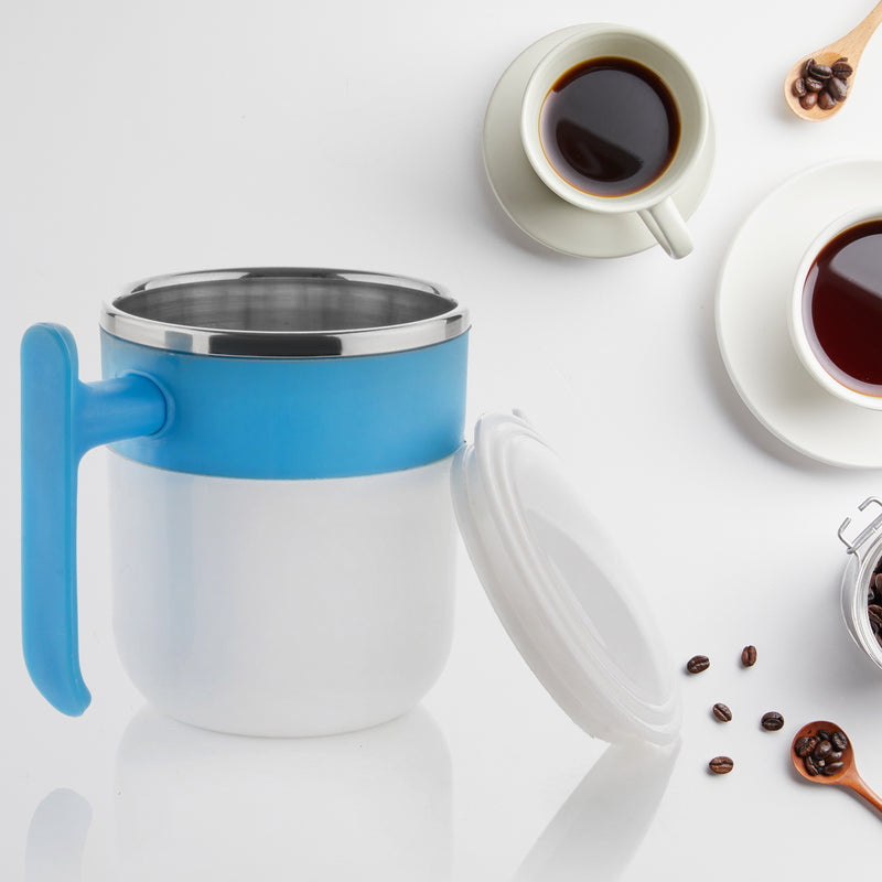 Insulated Double Wall Stainless Steel Coffee And Milk Cup With Lid - Coffee Cup
