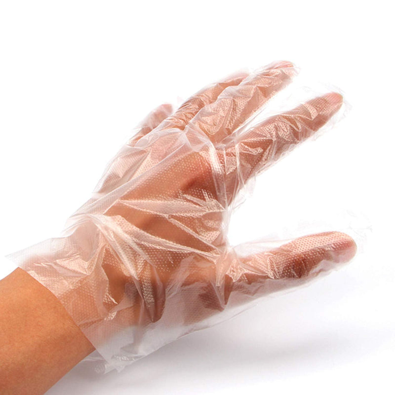 Gloves in use