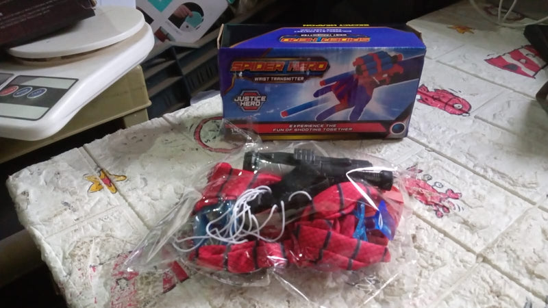 Web Shooter Toy for Kids – Glove Launcher Soft Dart Blaster