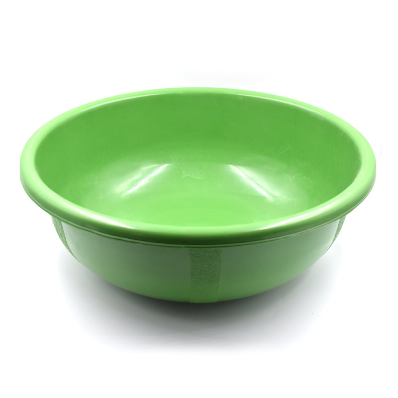 Sturdy plastic bath tub for versatile bathroom applications.