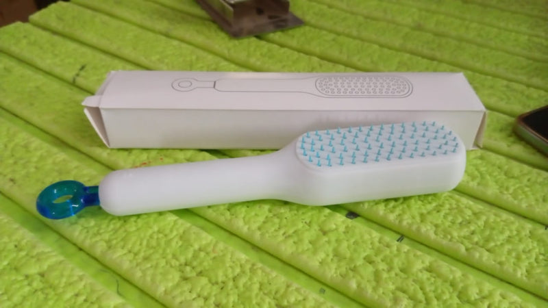 Self-Cleaning Hairbrush, Massage Comb (1 Pc / With Box), Hair accessories