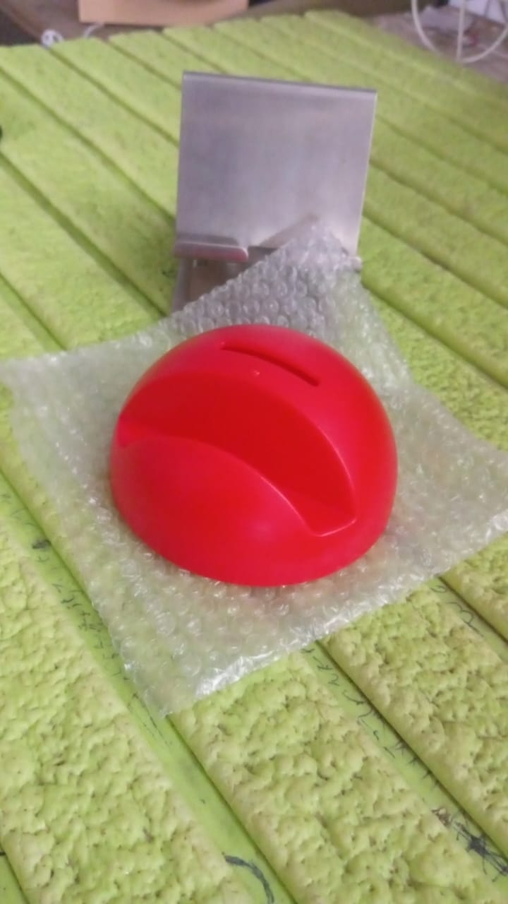 Plastic Phone Holder Stand with Coin Bank