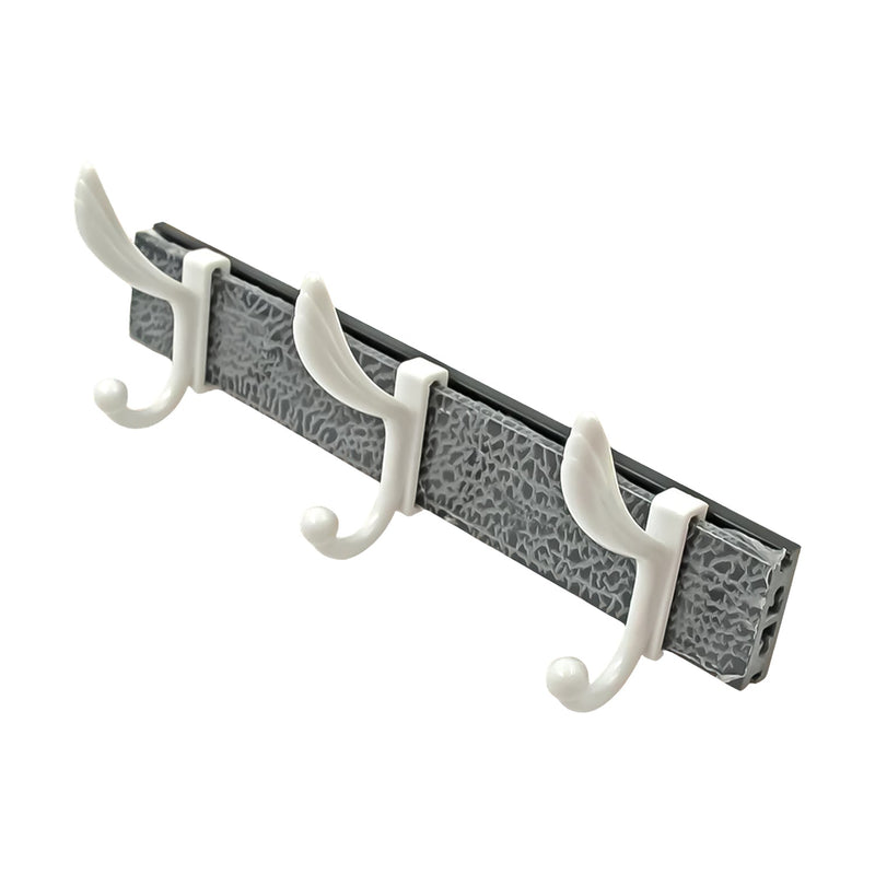 Wall Mounted Coat Hanger Rack – 6 Hooks for Clothes, Jackets & Hats