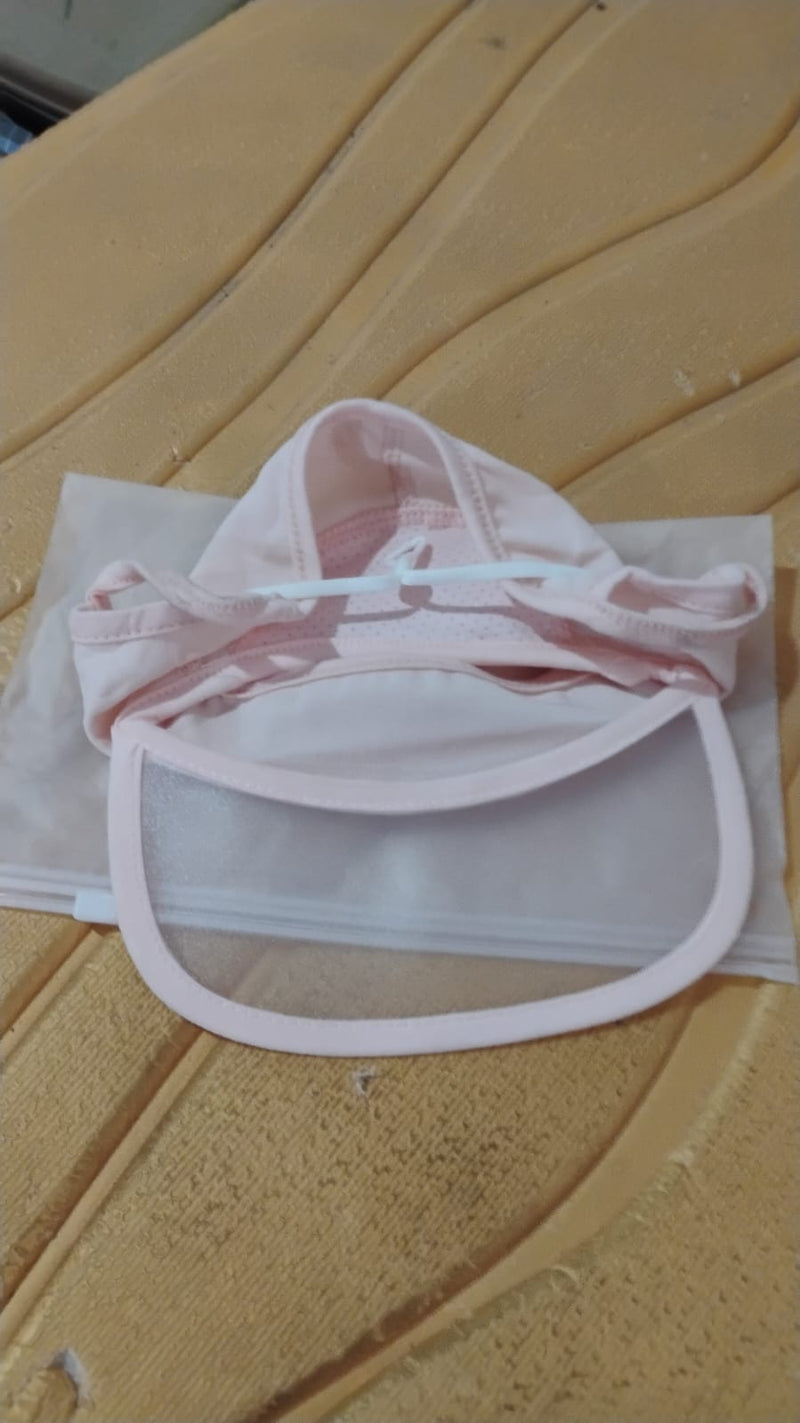 Women’s Full Face UV Protection Cap with Built-in Mask & Wide Brim Visor (1 Pc)