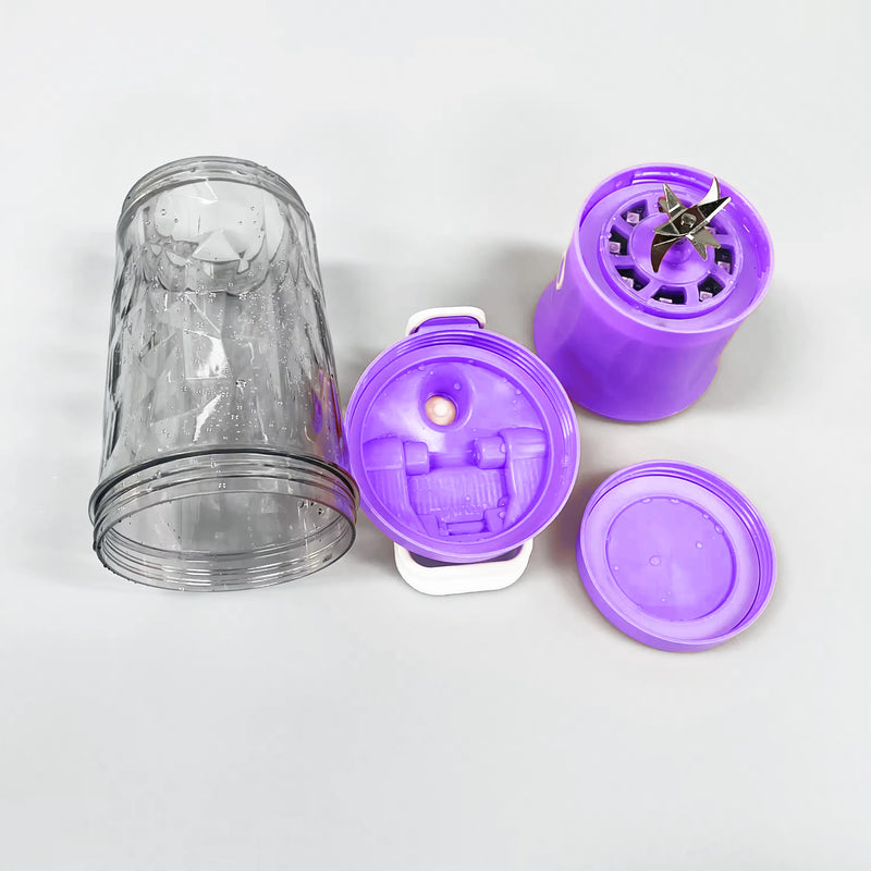 Electric Crusher Juicer With Multicolour Light, 8 Blades (600 ML)