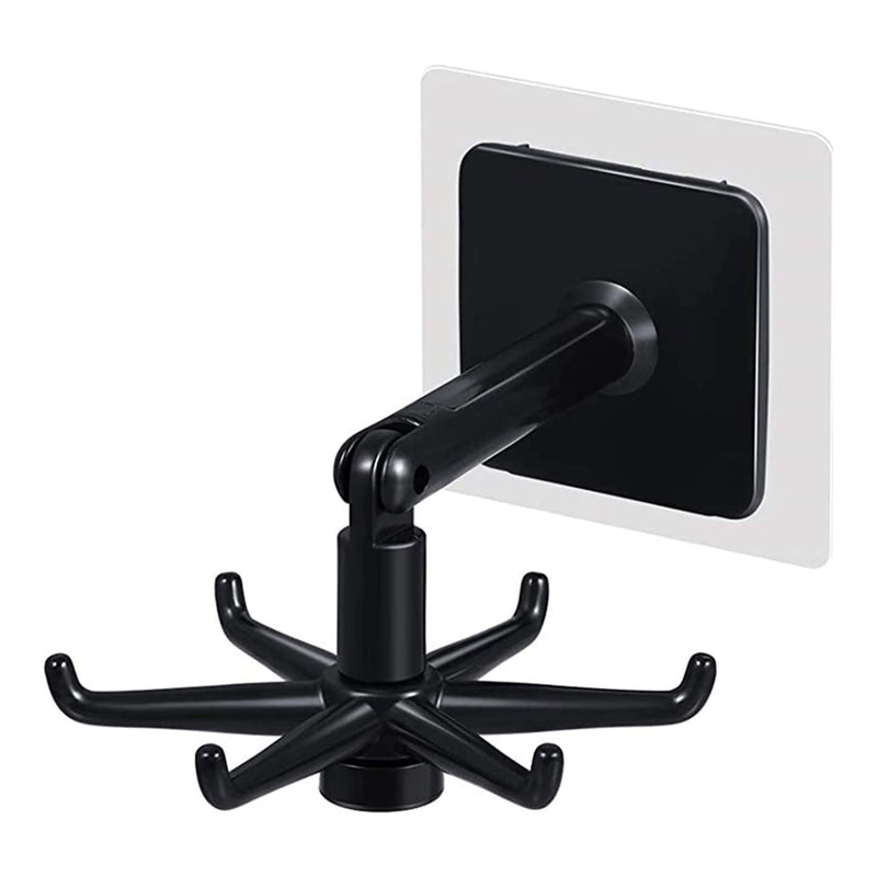 Rotatable hooks for hanging 360 (1 Pc / Black)