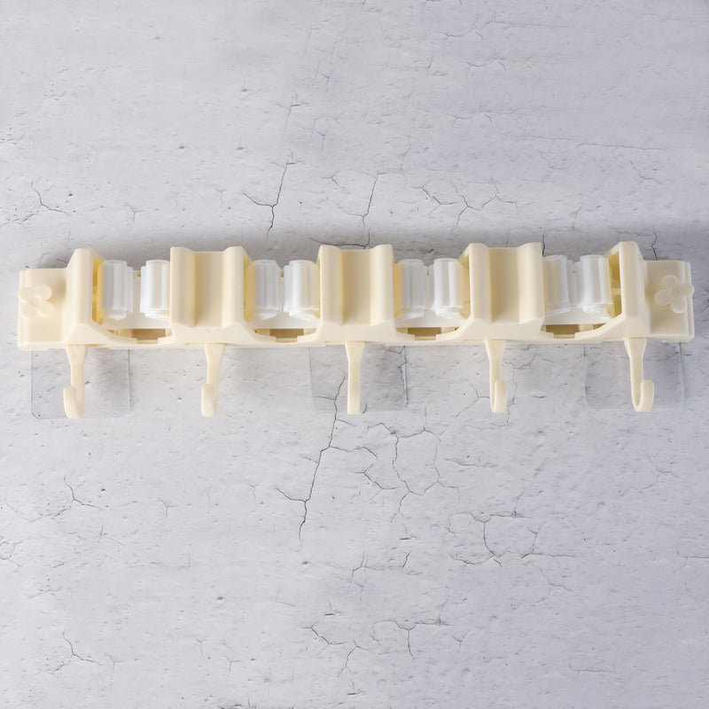 Self-adhesive Wall-mount Broom  Mop Holder Rack