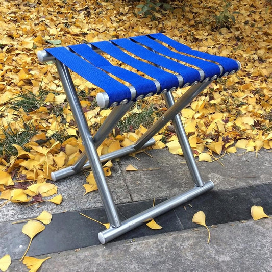 Folding Travel Stool Portable Outdoor Chair for Fishing Hiking & Picnic (1 Pc)