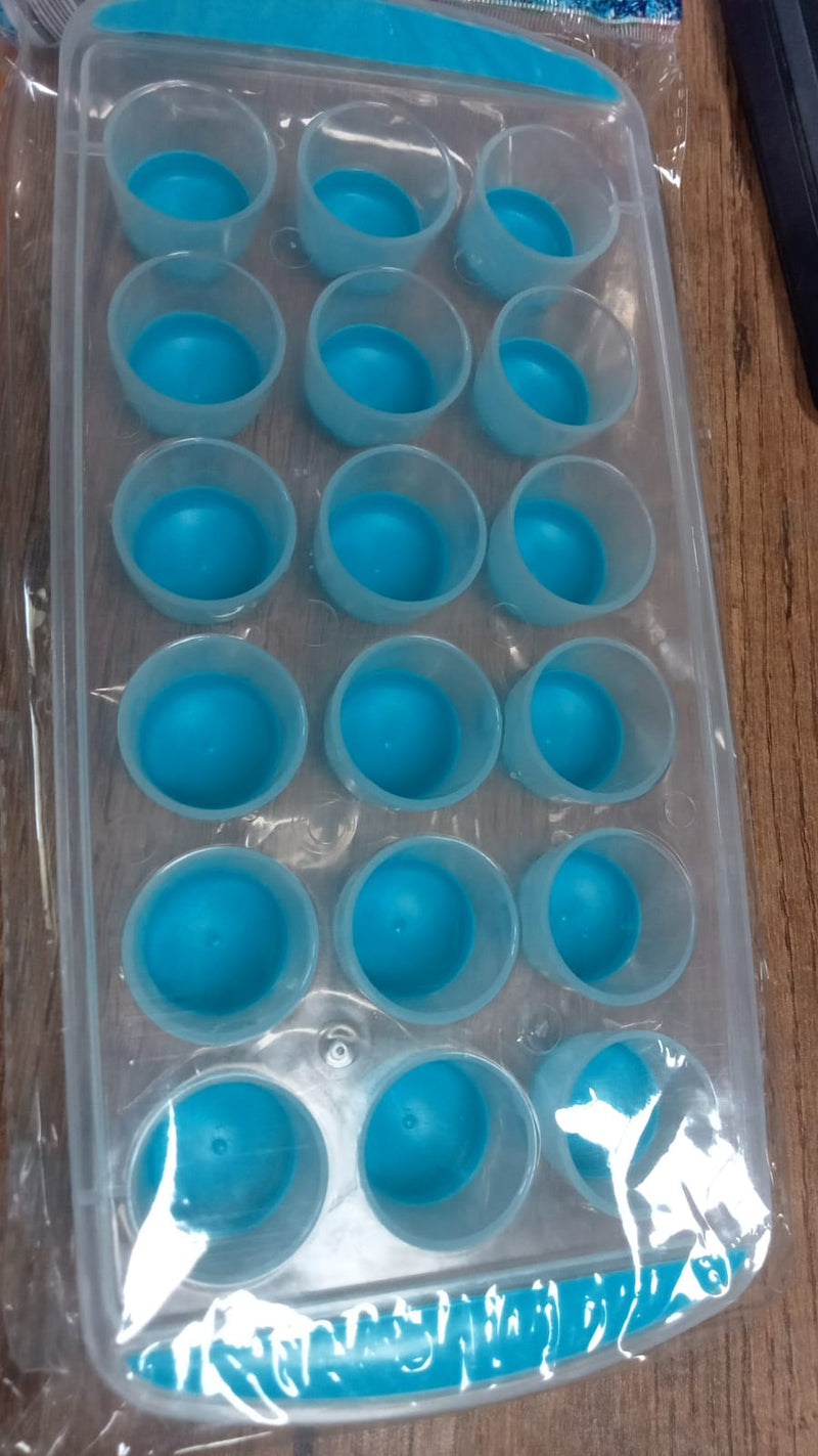 Smart Push Out Round Shape Mini Ice Cube Trays ,Silicone Chocolate Mold Maker