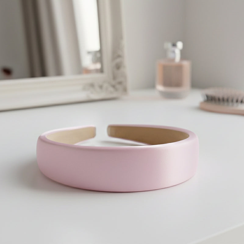 Elegant Padded Satin Finish Hairband (1 Pc)