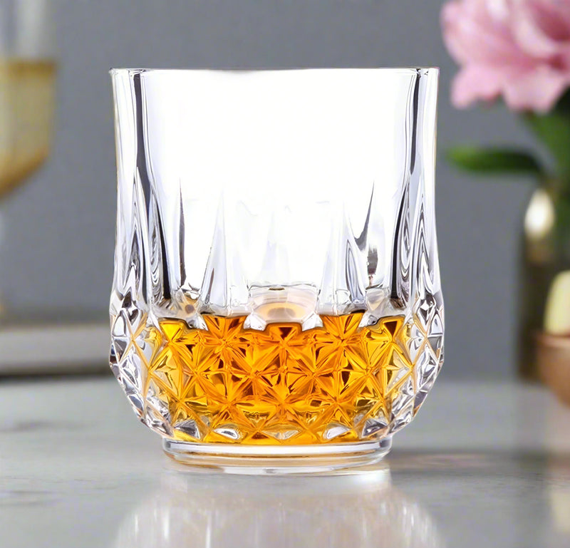 Unbreakable Stylish Fully Transparent Glasses Set 250ml (6pcs)
