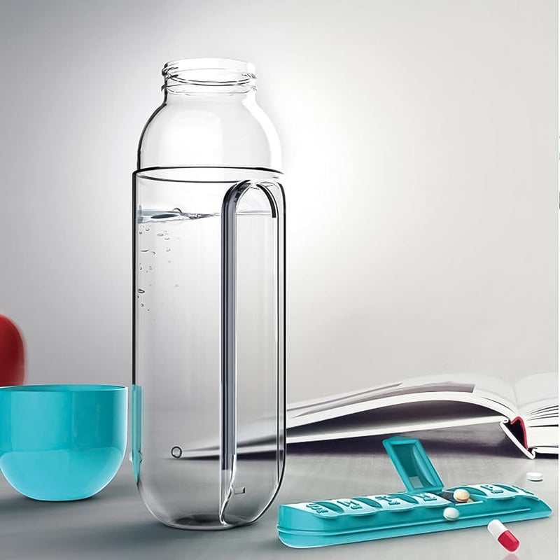Water Bottle Multi Functional Use For Traveling & Outdoor Use (600 ml / Mix Colour)