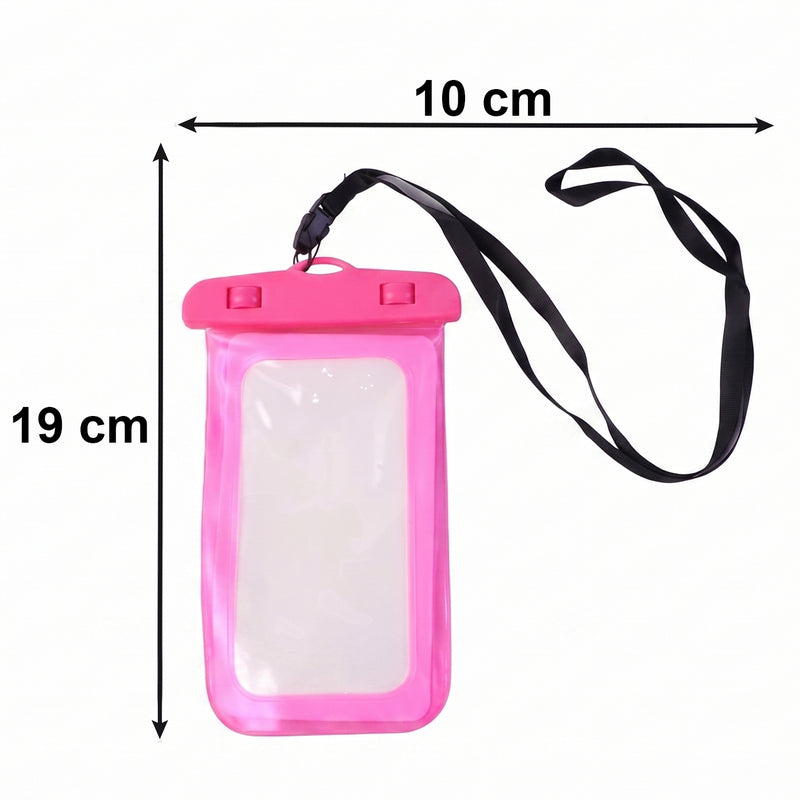Waterproof Mobile Pouch Cover  1 Pc Universal Sealed Phone Case With Lanyard