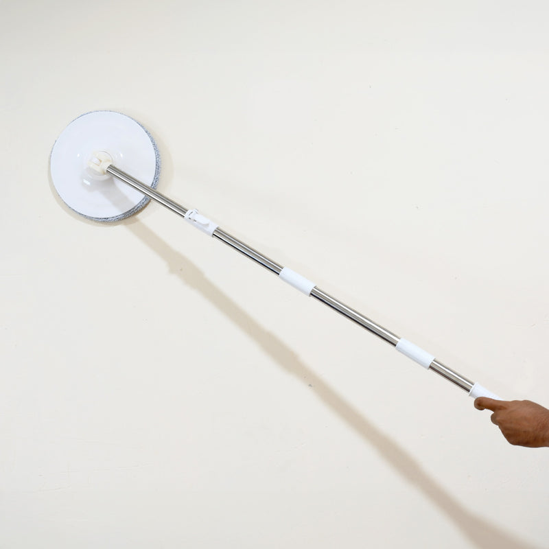 Round Shape Mop With 1 Pad Extra For All Types Of Flooring, Separates Dirty & Clean Water