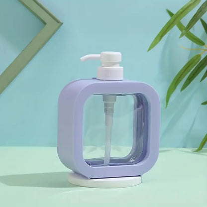 Snap Sink Dispenser Plastic Clear Empty Pump Lotion Bottles Random Colour (1 Set)