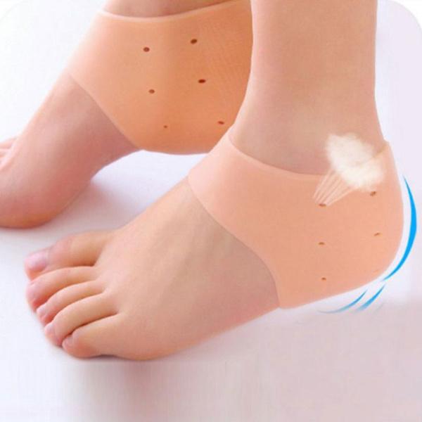 Anti Crack Silicone Half Gel Heel & Foot Protector Moisturizing Socks