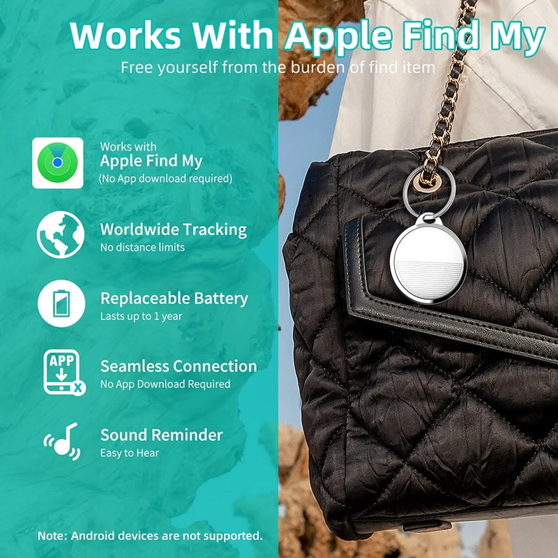 Finder GPS Tracker With Sound Alarm, Compatible With Find My App
