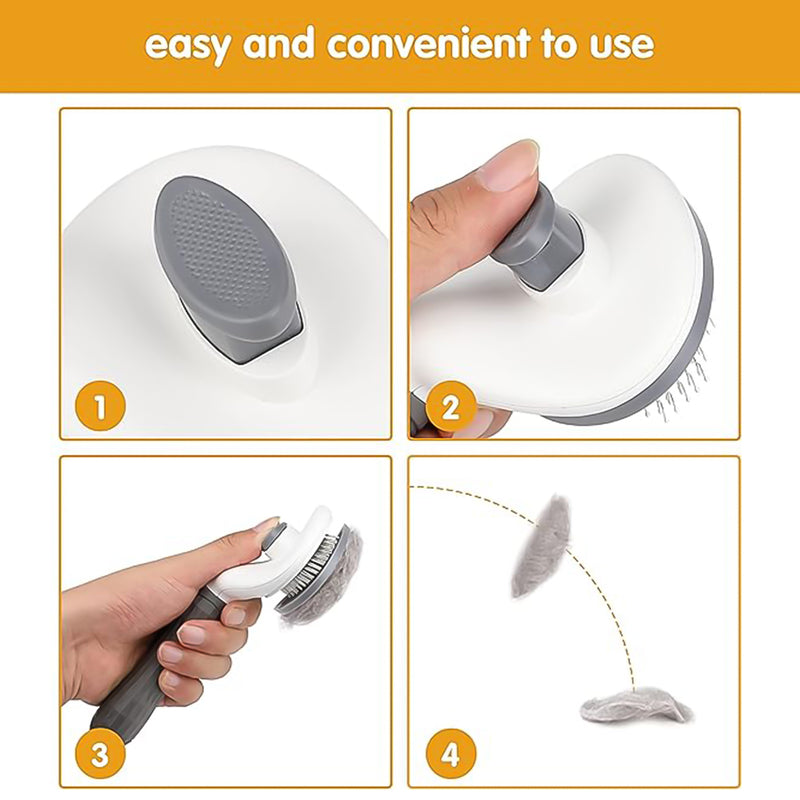 Self-cleaning Slicker Brush For Dogs / Cats
