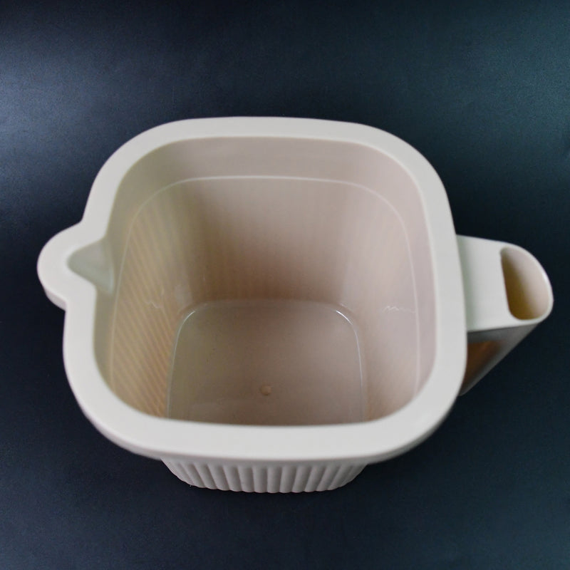 Plastic Square Bath Water Mug (1 Pc  1000 Ml  Mix Color)