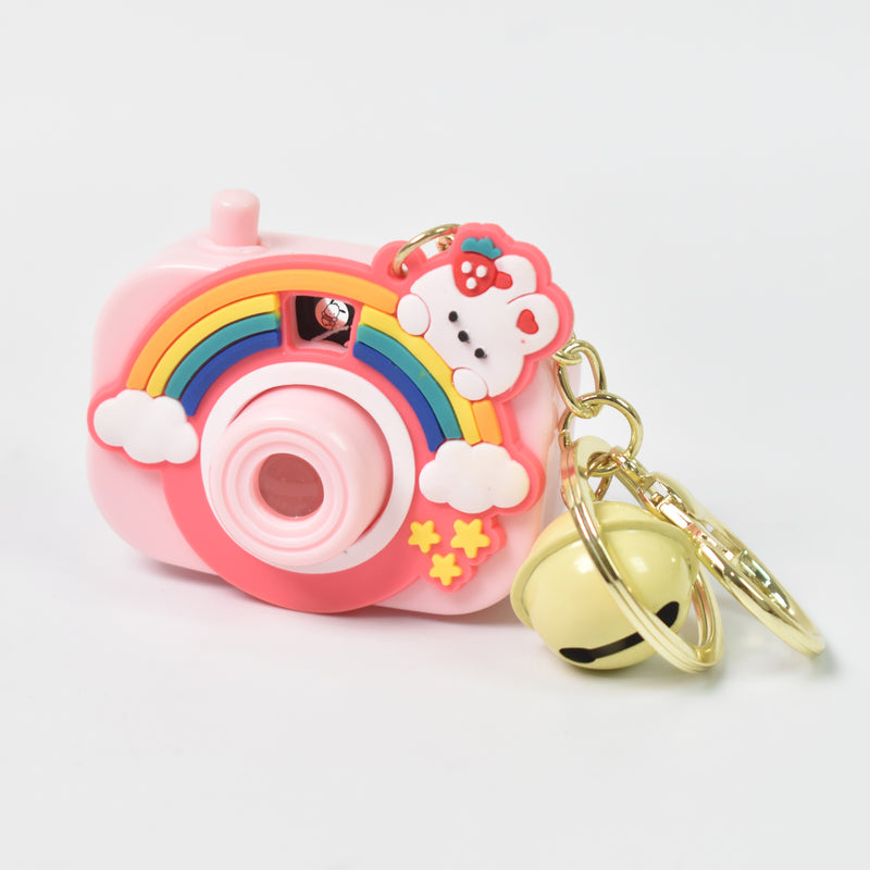 Projective Camera Keychain With Zinc Alloy Ring