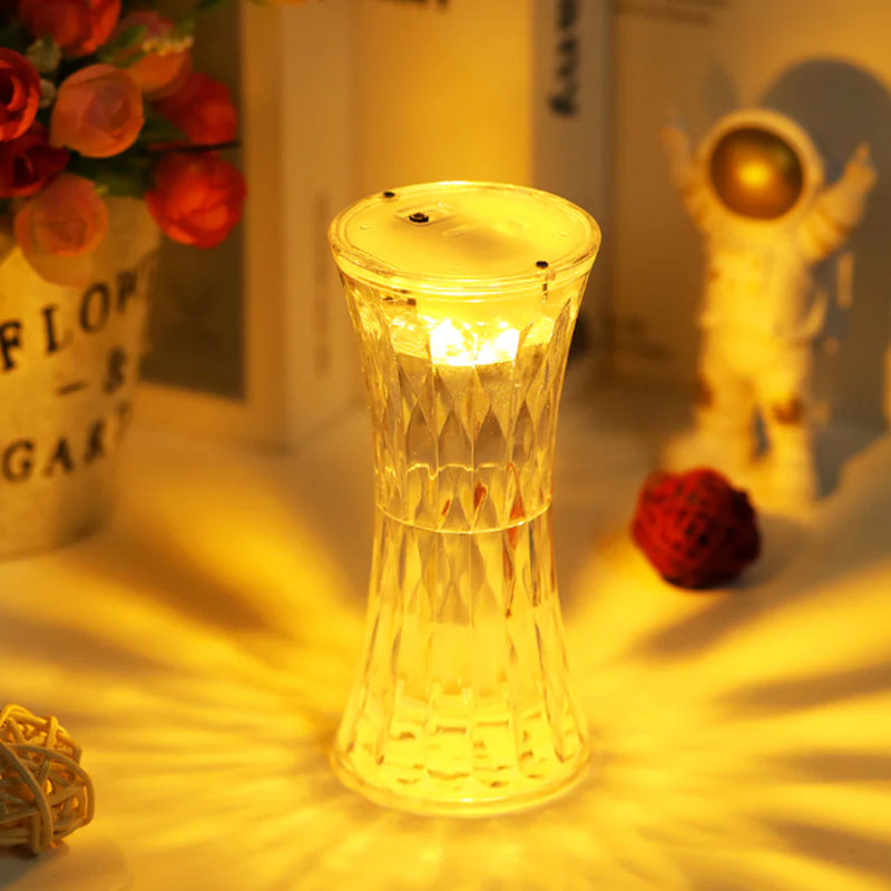 Night Light Crystal Table Lamp