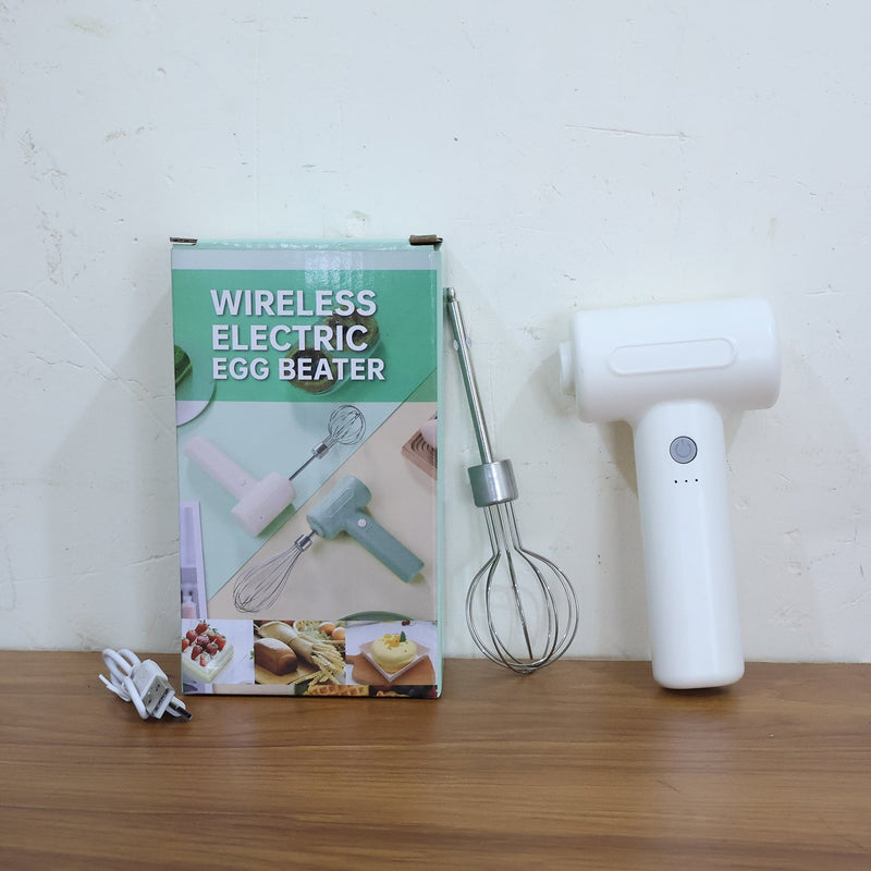 Cordless Electric Whisk & Egg Beater - (1 Pc)