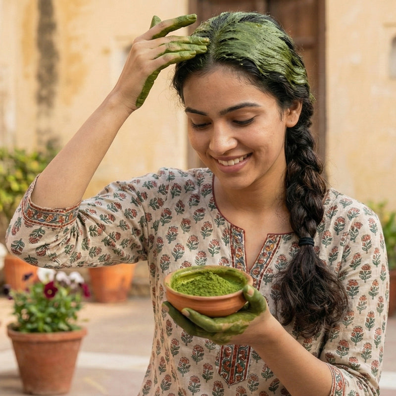 Natural Indigo Powder For Traditional Hair Care  80 Gm