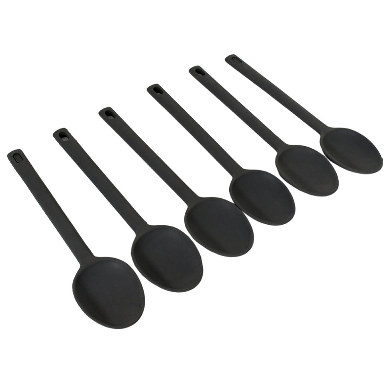 Multipurpose Silicone Non Stick Spoons For Kitchen (6 Pcs Set)