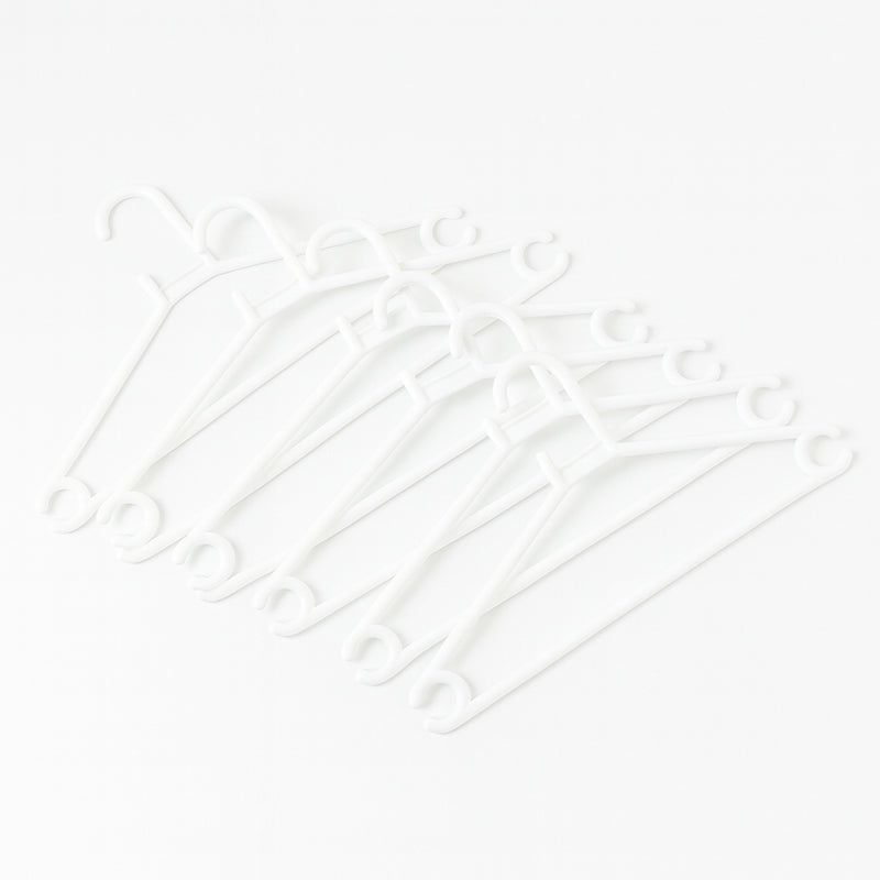 Plastic Clothes Hangers  Set Of 6