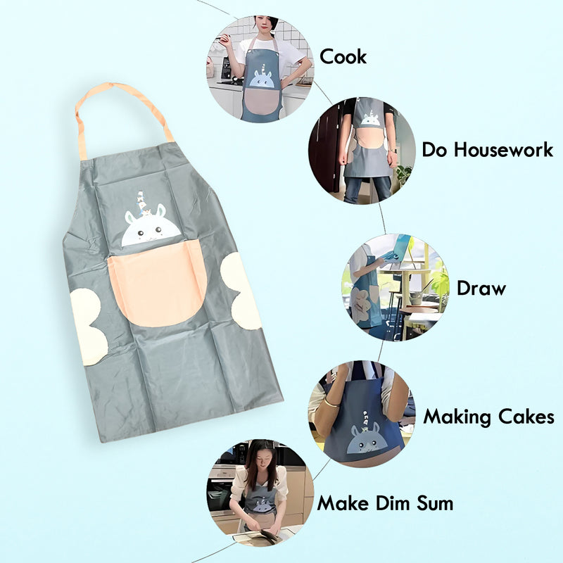 Cute Cartoon Animal Design Kitchen Apron