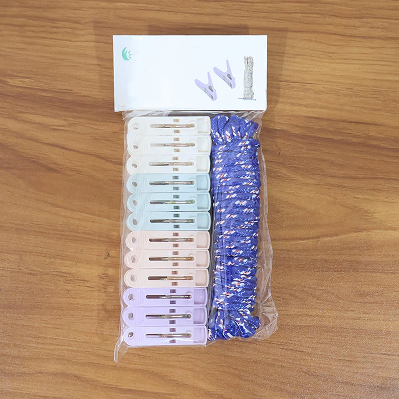 Outdoor drying rope
