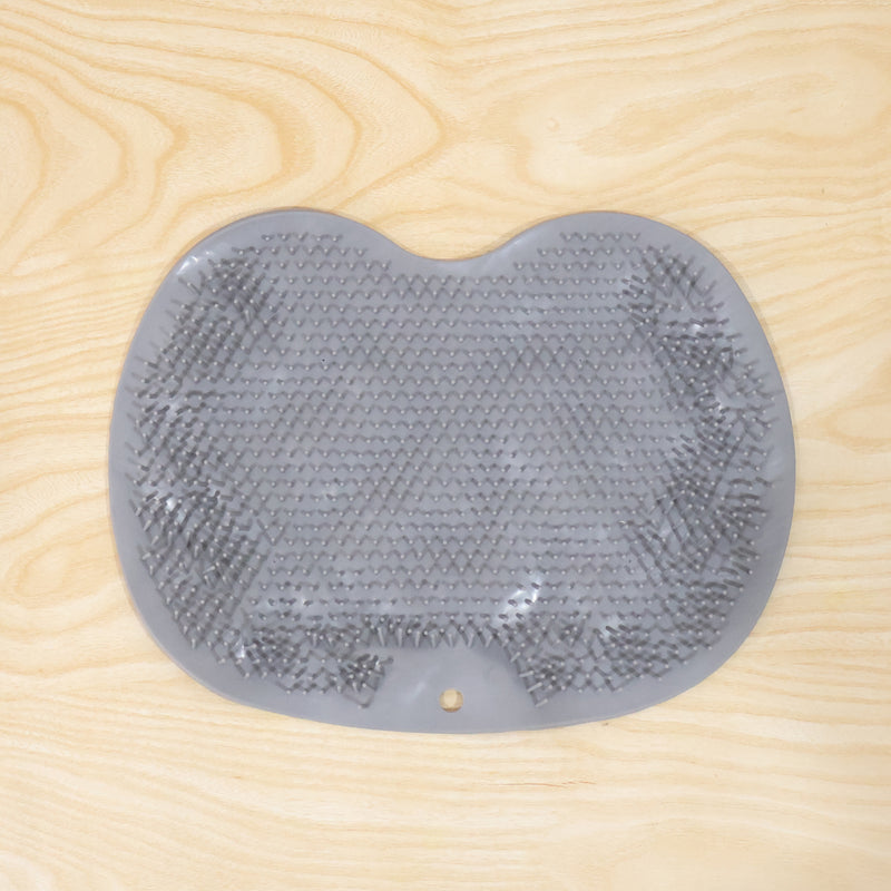 Silicone Bathroom Foot Cleaning Scrubber Mat (1 Pc 27x20 Cm)