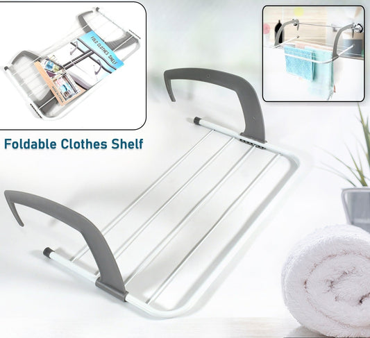 Metal Steel Folding Drying Rack For Clothes Outdoor, Indoor