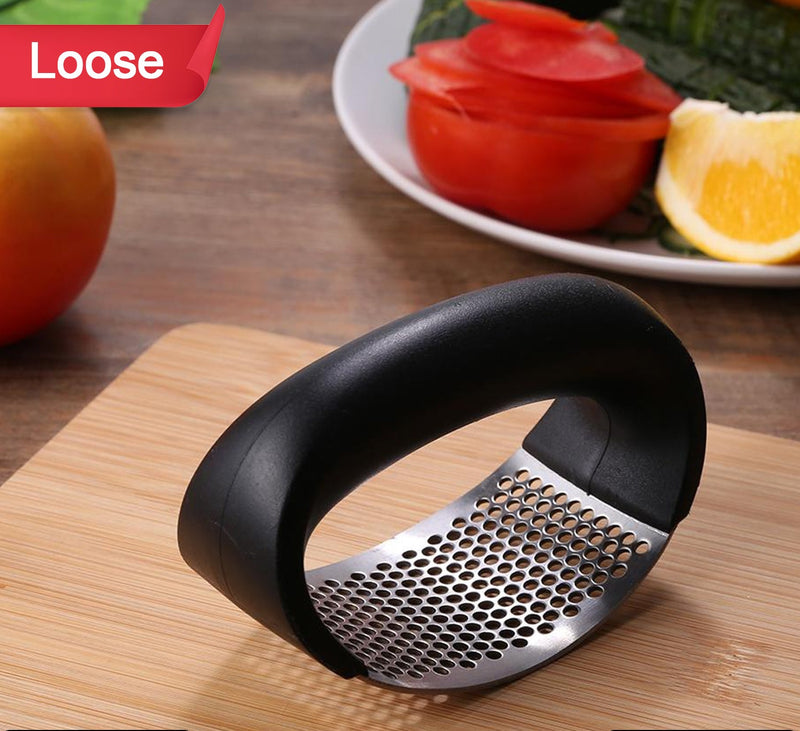 Multipurpose Garlic Presser, Stainless Steel