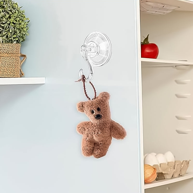Plastic Suction Cup Hooks (10 Pcs Set)