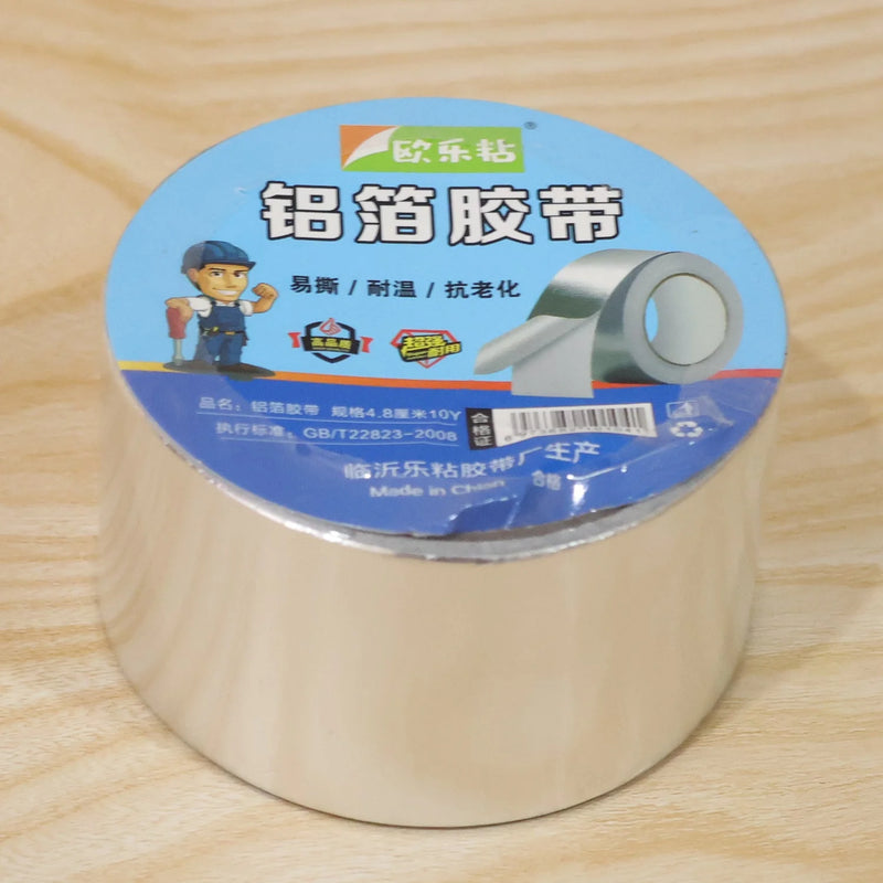Aluminium Foil Adhesive Sealing Tape Heat Resistant For Pipes And Ducts (1 Pc)