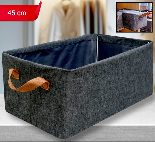 Foldable Storage Box With Lid & Handles