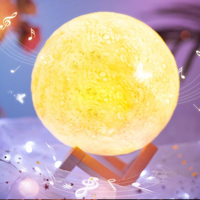 3D Moon Lamp With Touch Control