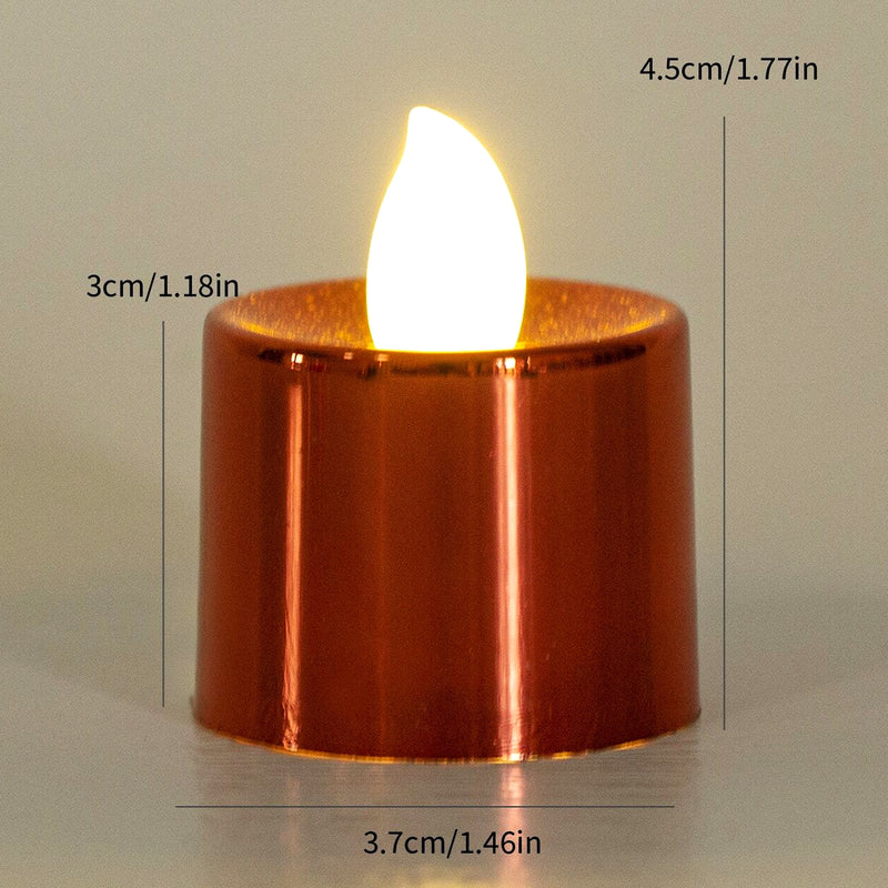 Electrical Candles Diya Led Tea Light Plastic Candle Light Candle Candle (24 Pc Set)