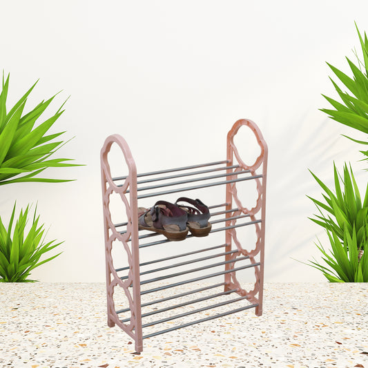 4 Layer Shoes Storage Shelf For Bedroom / Hallway