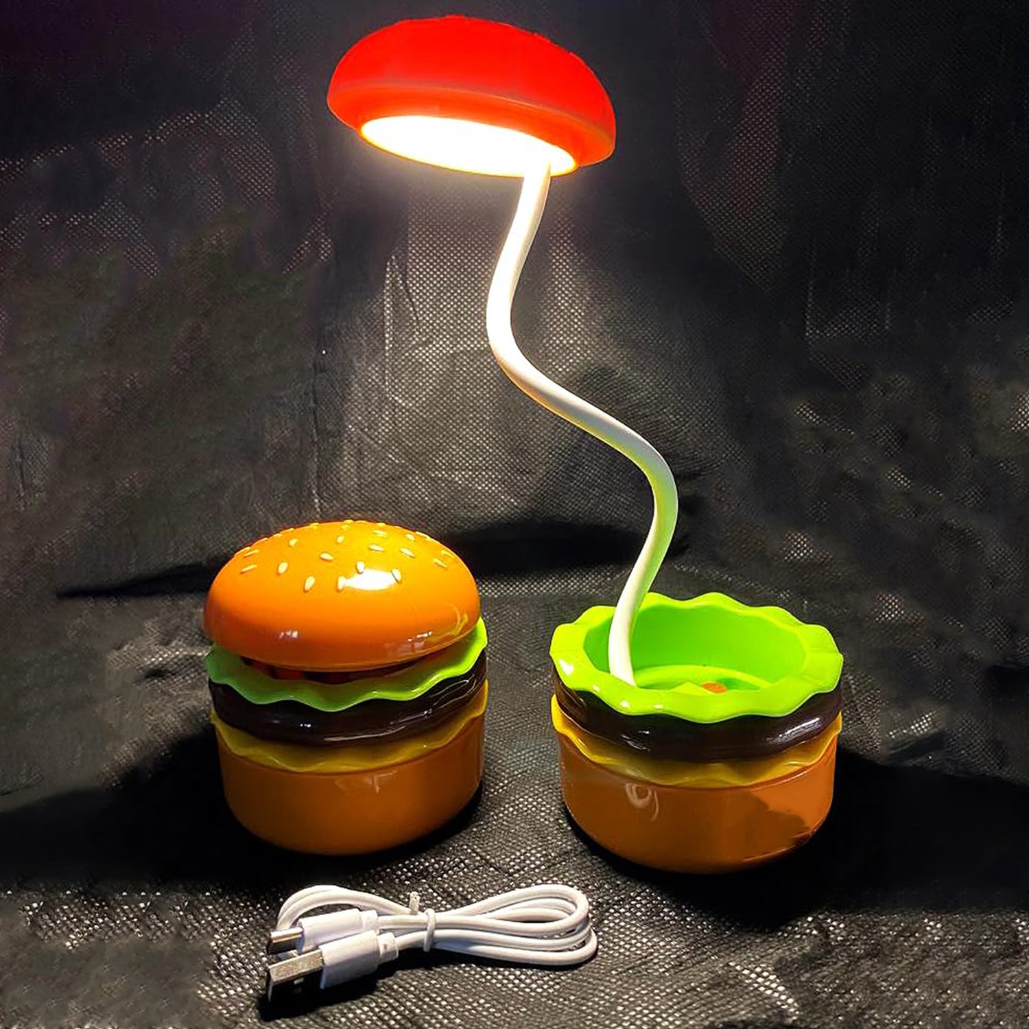 Burger Delight Folding LED Night Lamp